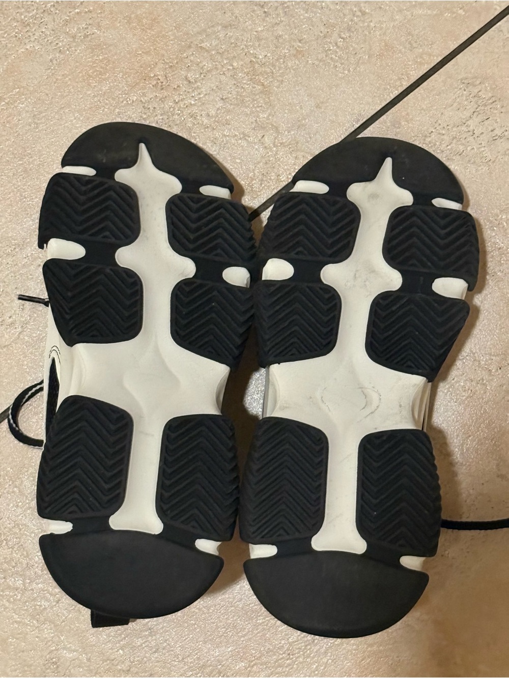 Steve Madden Possession Platform Sneakers Women’s Size 9 Black White Tan EUC - Picture 7 of 16
